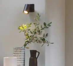 Applique ou plafonnier, Ascoli single, bronze, Ø8cm, H13cm - Astro Lighting