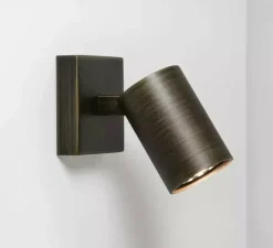 Applique ou plafonnier, Ascoli single, bronze, Ø8cm, H13cm - Astro Lighting