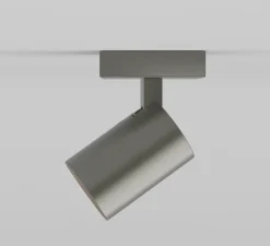 Applique ou plafonnier, Ascoli single, nickel mat, L8cm, H13cm - Astro Lighting