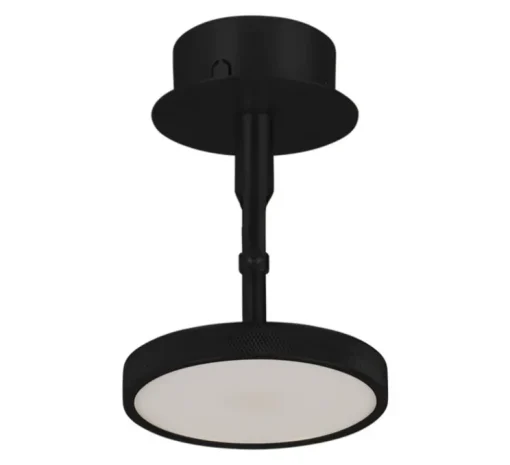 Applique ou plafonnier, Asteria spot, noir, LED, dim, 3000K, 500 lm, Ø12cm, H14,1cm - Umage