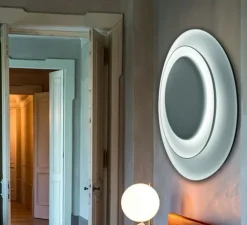 Applique ou plafonnier, Bahia, blanc, LED, 2850K, 4210lm, L70cm, H76cm - Foscarini