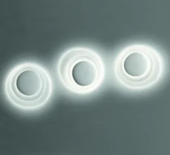 Applique ou plafonnier, Bahia, blanc, LED, 2850K, 4210lm, L70cm, H76cm - Foscarini