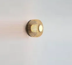 Applique ou plafonnier, Bamboo Light XS, noir, Ø27cm, H22cm - Forestier