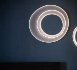 Applique ou plafonnier, Bahia, variable, blanc, LED, 2850K, 4850lm, L70cm, H76cm - Foscarini