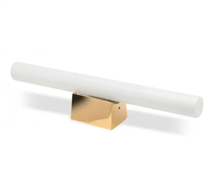 Applique ou plafonnier, bob.030.gs, blanc, or, S14d, L30cm, H10cm - Zangra