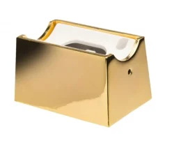 Applique ou plafonnier, bob.030.gs, blanc, or, S14d, L30cm, H10cm - Zangra