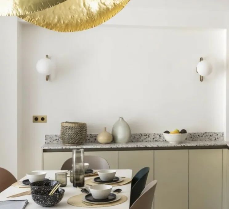 Applique ou plafonnier, bob.030.gs, blanc, or, S14d, L30cm, H10cm - Zangra