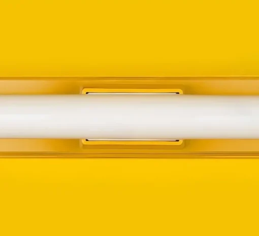 Applique ou plafonnier, Brad, jaune, L50cm, H5cm - Zangra
