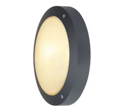 Applique ou plafonnier, Bulan, Anthracite, IP44, Ø27cm, H7cm - Slv