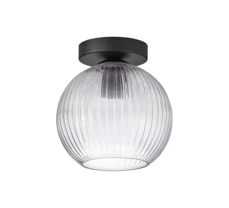 Applique ou plafonnier, Canica, transparent, Ø20cm, H21cm - MDC