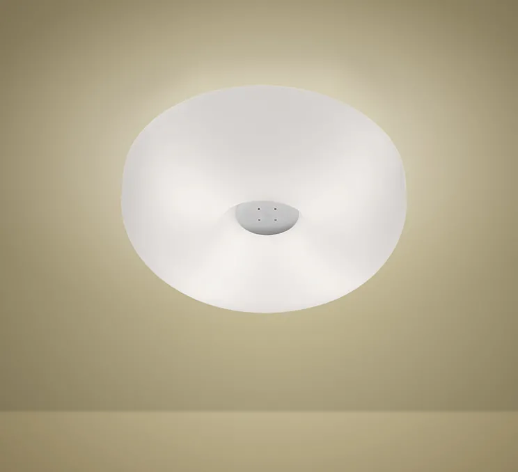 Applique ou plafonnier, Circus Grande, blanc, Ø46cm, H13cm - Foscarini