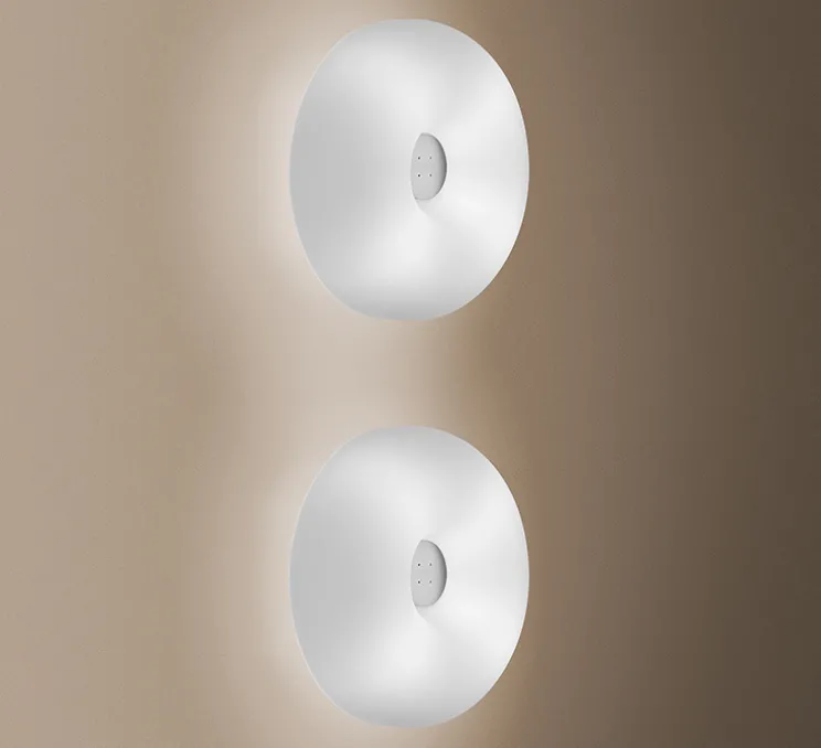 Applique ou plafonnier, Circus Grande, blanc, Ø46cm, H13cm - Foscarini