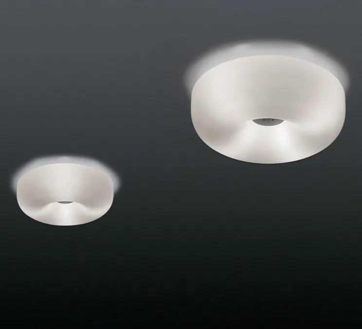 Applique ou plafonnier, Circus Grande, blanc, Ø46cm, H13cm - Foscarini