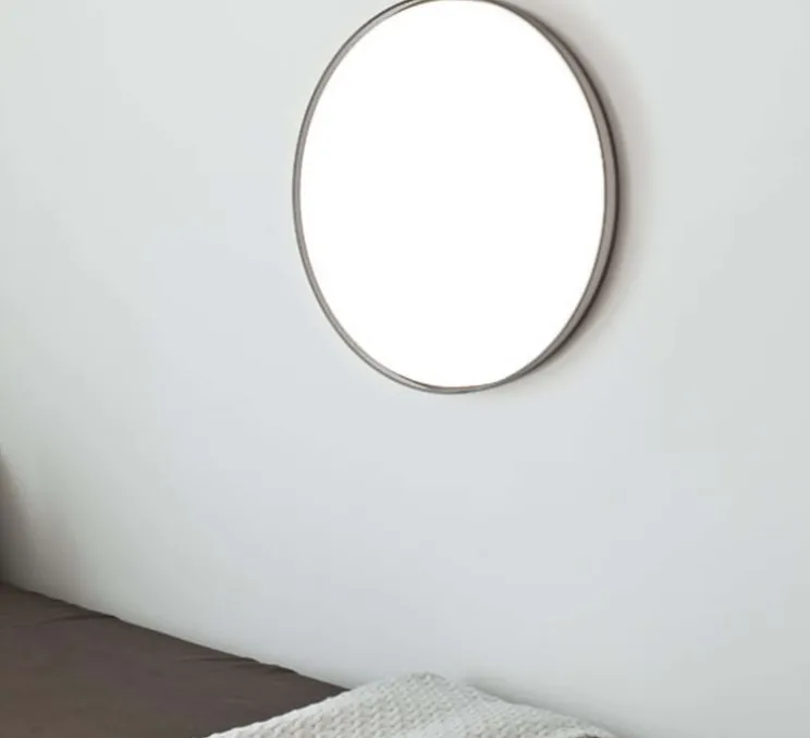 Applique ou plafonnier, Clara, blanc, chrome, LED, dim, 2700K, 3141 lm, Ø60cm, H5cm - Flos