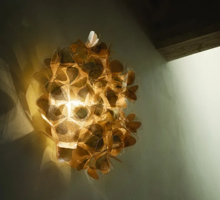 Applique ou plafonnier, Clizia Mama Non Mama, Small, or, Ø32cm, H15cm - Slamp