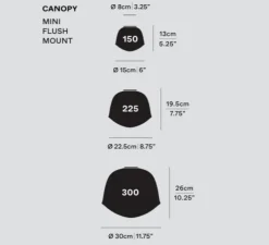 Applique ou plafonnier, Contour 300, base mini, gris ardoise, LED, 2700K, Ø30cm, H26cm - A-N-D