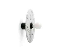 Applique ou plafonnier, Confetti 300, noir et blanc, L30cm, P7cm - Faro