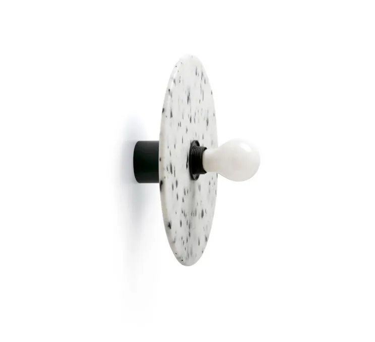 Applique ou plafonnier, Confetti 300, noir et blanc, L30cm, P7cm - Faro