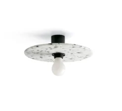 Applique ou plafonnier, Confetti 300, noir et blanc, L30cm, P7cm - Faro