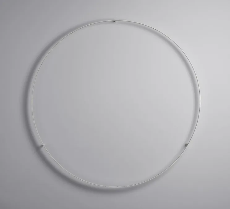 Applique ou plafonnier, Curve 120, avec alimentation déportée, blanc, LED, dim, 2700K, 2112 lm, Ø123cm, H8cm - Le Deun