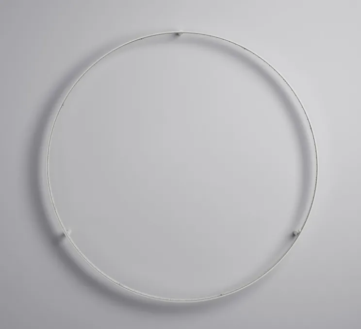 Applique ou plafonnier, Curve 80, avec alimentation déportée, blanc, LED, dim, 2700K, 1400 lm, Ø83cm, H8cm - Le Deun
