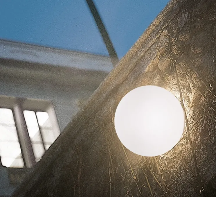 Applique ou plafonnier, Dioscuri, blanc, Ø25cm, IP65 - Artemide