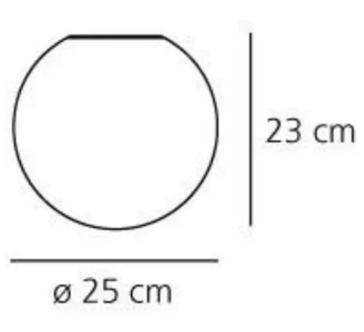 Applique ou plafonnier, Dioscuri, blanc, Ø25cm, IP65 - Artemide