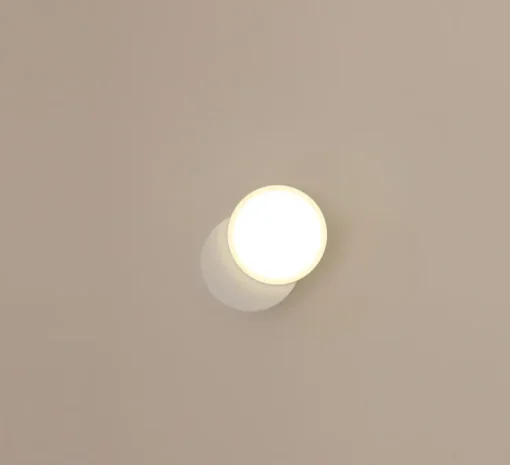 Applique ou plafonnier, Dot 01, blanc, LED, 2700K, 200 lm, Ø11cm, P3,3cm - Tunto