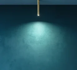 Applique ou plafonnier, Ego, laiton, LED, 3000K, 1220lm, Ø3cm, H23,9cm - Axolight