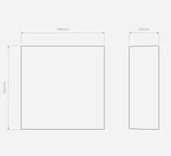 Applique ou plafonnier, Elis Twin Led, 35°, laiton, IP54, LED, 3000K, 524 lm, L14,1cm, H14,1cm - Astro