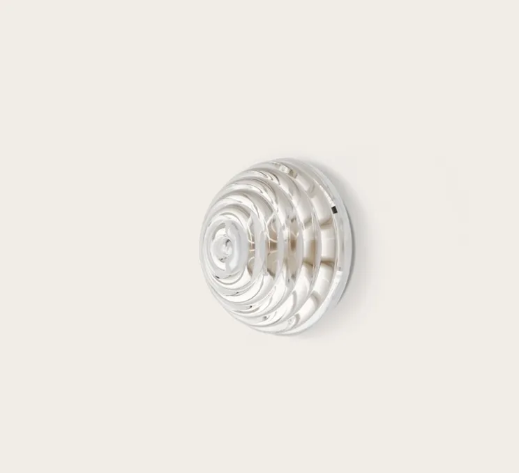 Applique ou plafonnier encastrable, Hado, T1331, transparent, Ø10cm, H7cm - Aromas del Campo
