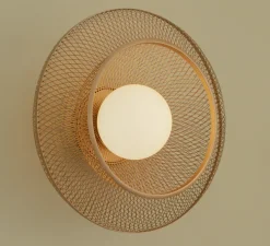 Applique ou plafonnier, Faraday medium, laiton, Ø45,3cm - Umage