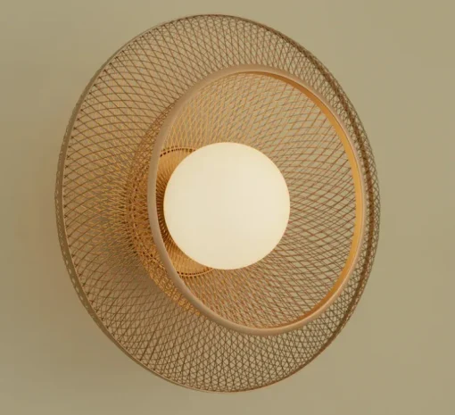 Applique ou plafonnier, Faraday medium, laiton, Ø45,3cm - Umage