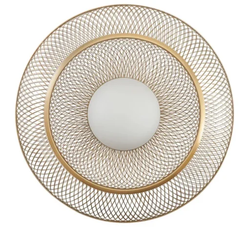 Applique ou plafonnier, Faraday medium, laiton, Ø45,3cm - Umage