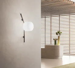 Applique ou plafonnier, Floed, bronze, L30cm, H77cm - KDLN