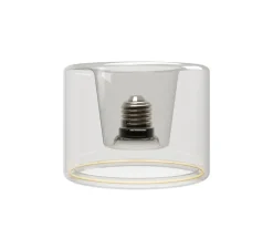 Applique ou plafonnier, Ghost , blanc et transparent, IP44, L12cm, H9cm-Creative Cables