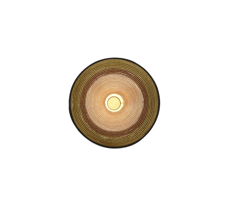 Applique ou plafonnier, Grass L, vert, Ø80cm, H9cm - Forestier