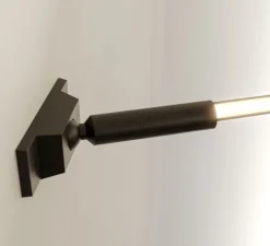 Applique ou plafonnier, Horizon, noir, LED, 3000K, 9408 lm, L1000cm, H10cm - Beneito Faure