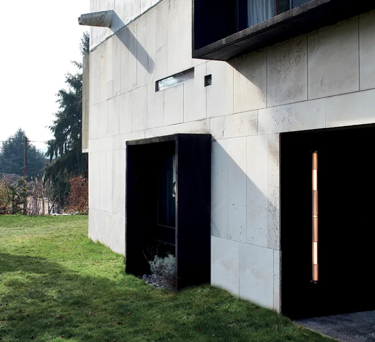 Applique ou plafonnier, In The Tube 360-1000, maille argentée, IP65, LED, 2700K, 570 lm, L100cm, H7cm - - DCW éditions Paris