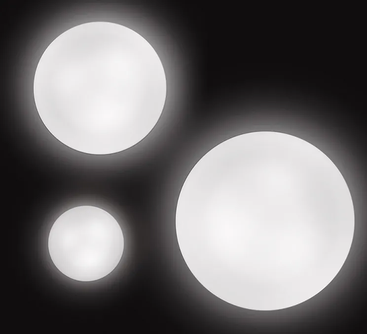 Applique ou plafonnier, Itka, blanc, IP65, Ø35cm, P12,5cm - Artemide