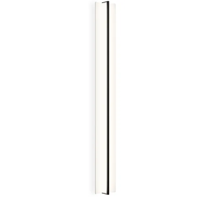 Applique ou plafonnier, Kontur 6418, blanc et noir, LED, 2700K, 4205 lm, L20cm, H162cm - Vibia