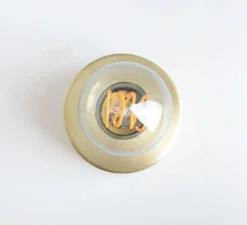 Applique ou plafonnier, light.165, laiton, Ø8,5cm, H6cm - Zangra