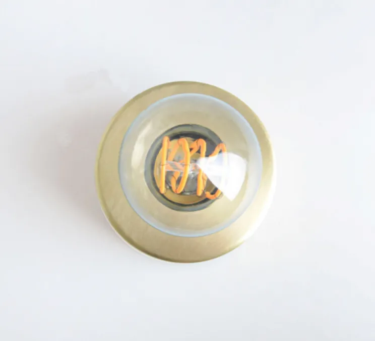 Applique ou plafonnier, light.165, laiton, Ø8,5cm, H6cm - Zangra