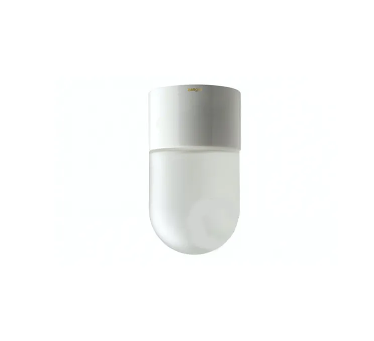 Applique ou plafonnier, light.o.005, avec glass001, blanc, Ø8,5cm, H5,5cm - Zangra