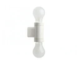 Applique ou plafonnier, light.016, blanc, L5cm, H9,5cm - Zangra