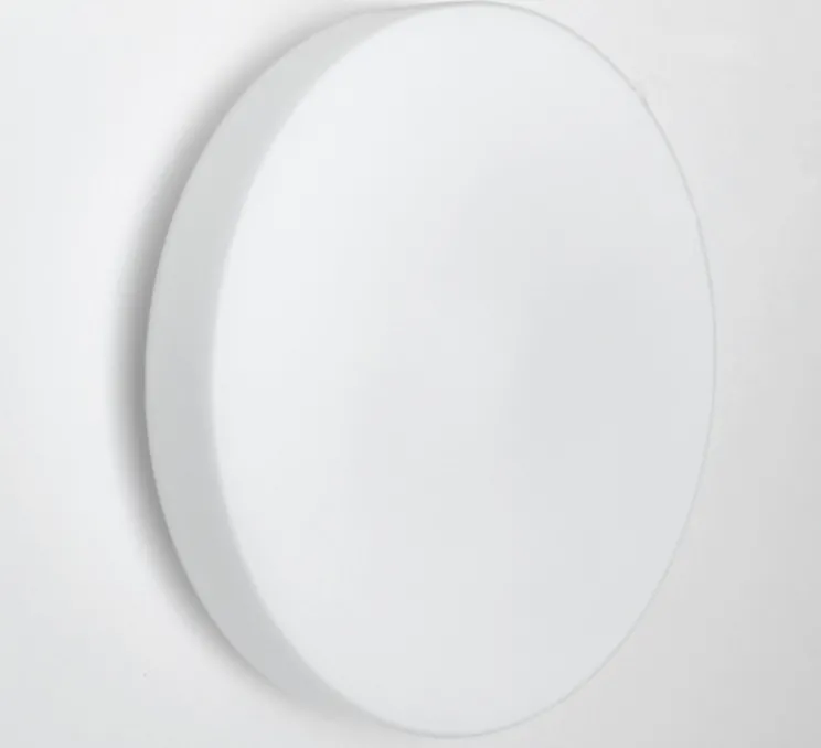 Applique ou plafonnier, Light.o.124, verre soufflé blanc, IP44, L36cm, H8cm - Zangra