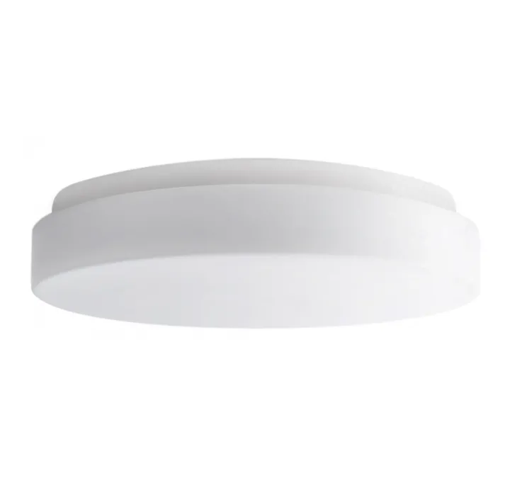 Applique ou plafonnier, Light.o.124, verre soufflé blanc, IP44, L36cm, H8cm - Zangra