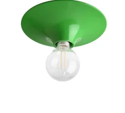 Applique ou plafonnier, light.164.gr, vert, Ø26cm, H6,3cm - Zangra