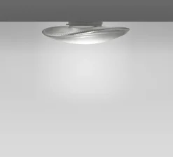 Applique ou plafonnier, Loop F35, transparent, blanc, IP40, LED, dim, 3000K, lm, Ø45cm, H11,5cm - Fabbian