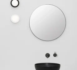 Applique ou plafonnier, MAY, blanc, IP44, LED, 2700K, 300 lm, Ø12cm, P8cm - Faro